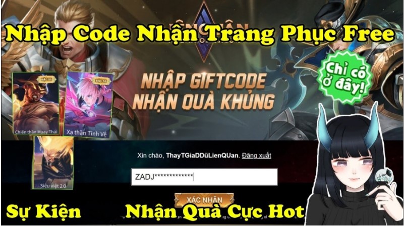 Cách nhập Giftcode Liên Quân đơn giản, nhanh chóng